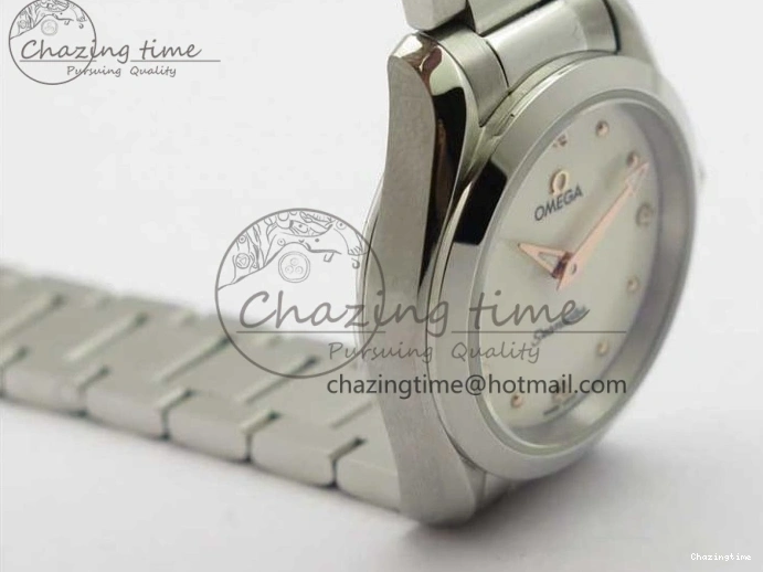 0302 Aqua Terra Seamaster ZF 1:1 Best Edition White Dial on SS Bracelet Gen Lightweight 7903